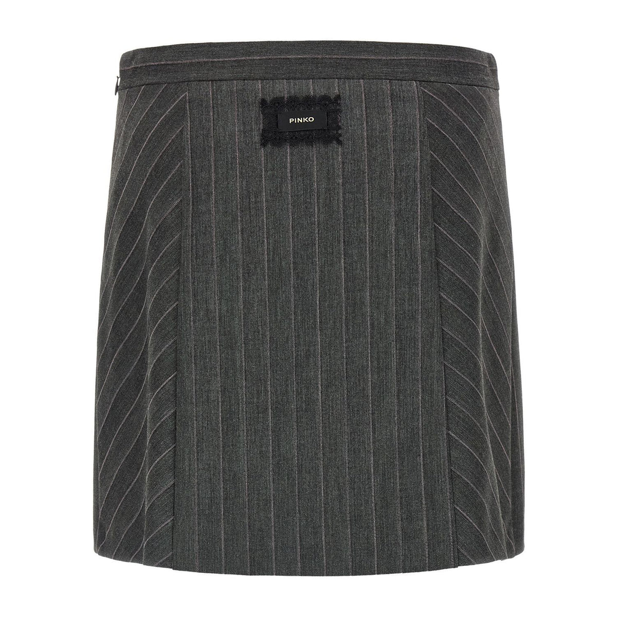 PINKO Gray Polyester Long Skirt