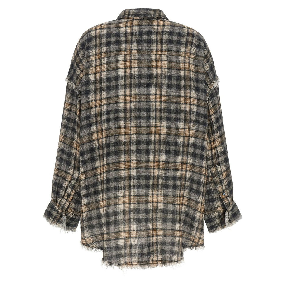 R13 Gray Cotton Blouse