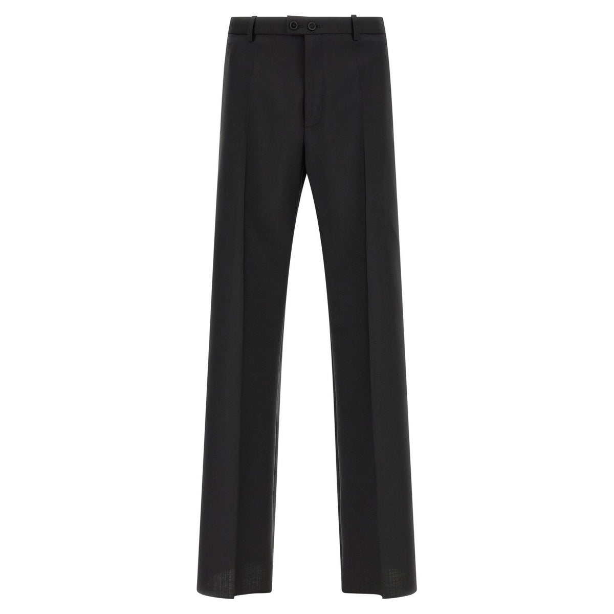 Jil Sander Black Virgin Wool Dress Pants