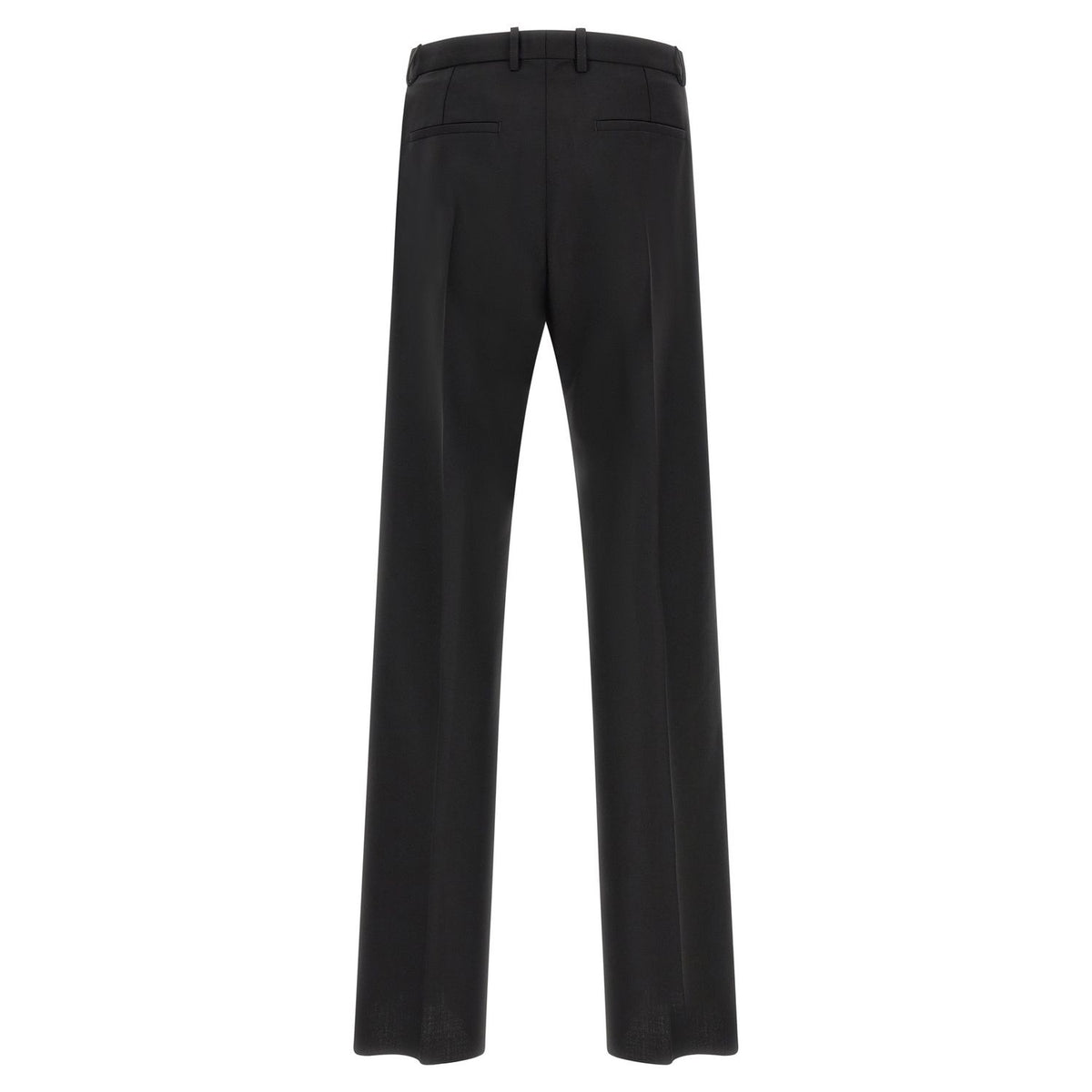 Jil Sander Black Virgin Wool Dress Pants