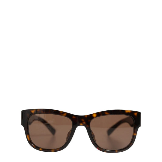 Dolce & Gabbana DG4390F Brown Acetate Frame Polarized Lenses Sunglasses