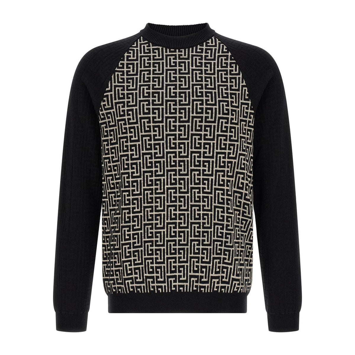 Balmain Bicolor Cotton Cardigan