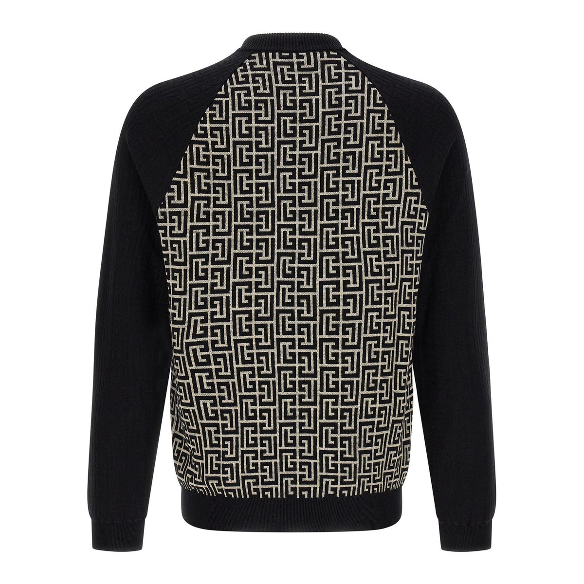 Balmain Bicolor Cotton Cardigan