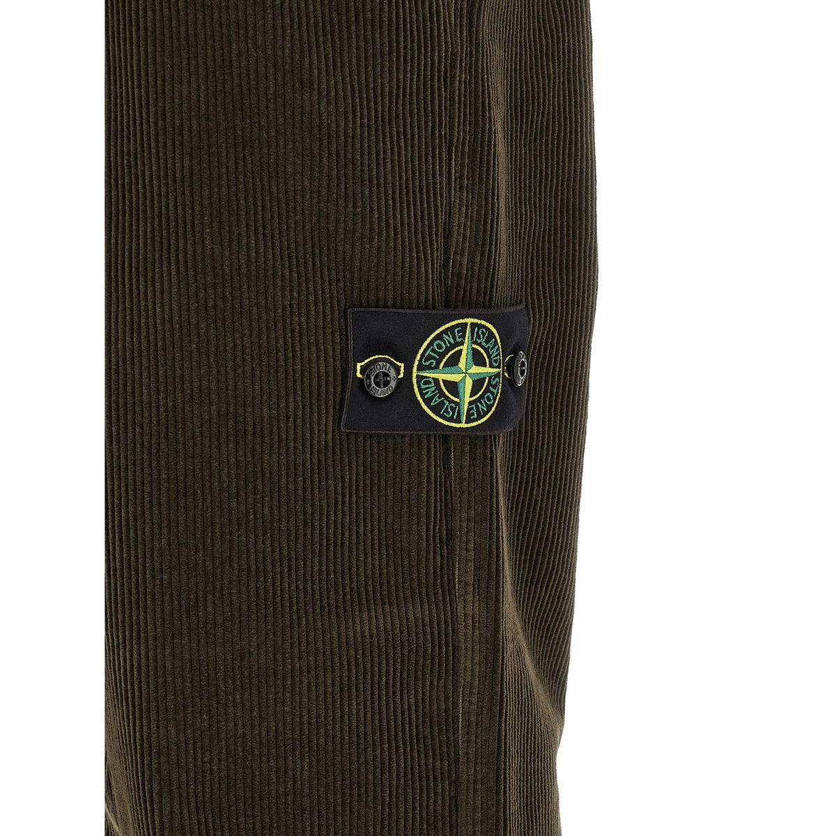 Stone Island Gray Cotton Casual Pants
