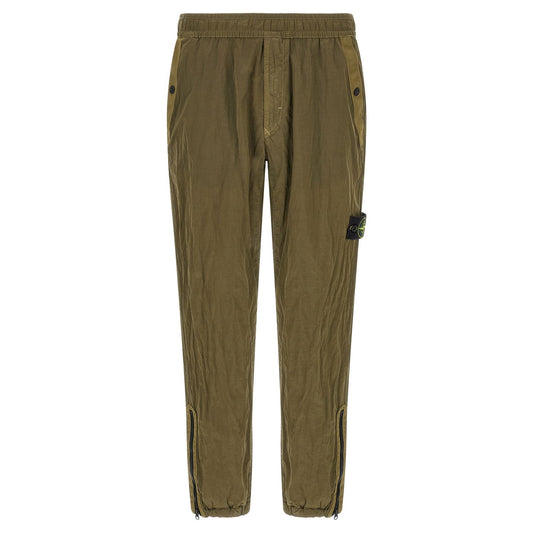 Stone Island Bicolor Polyamide Athletic Pants