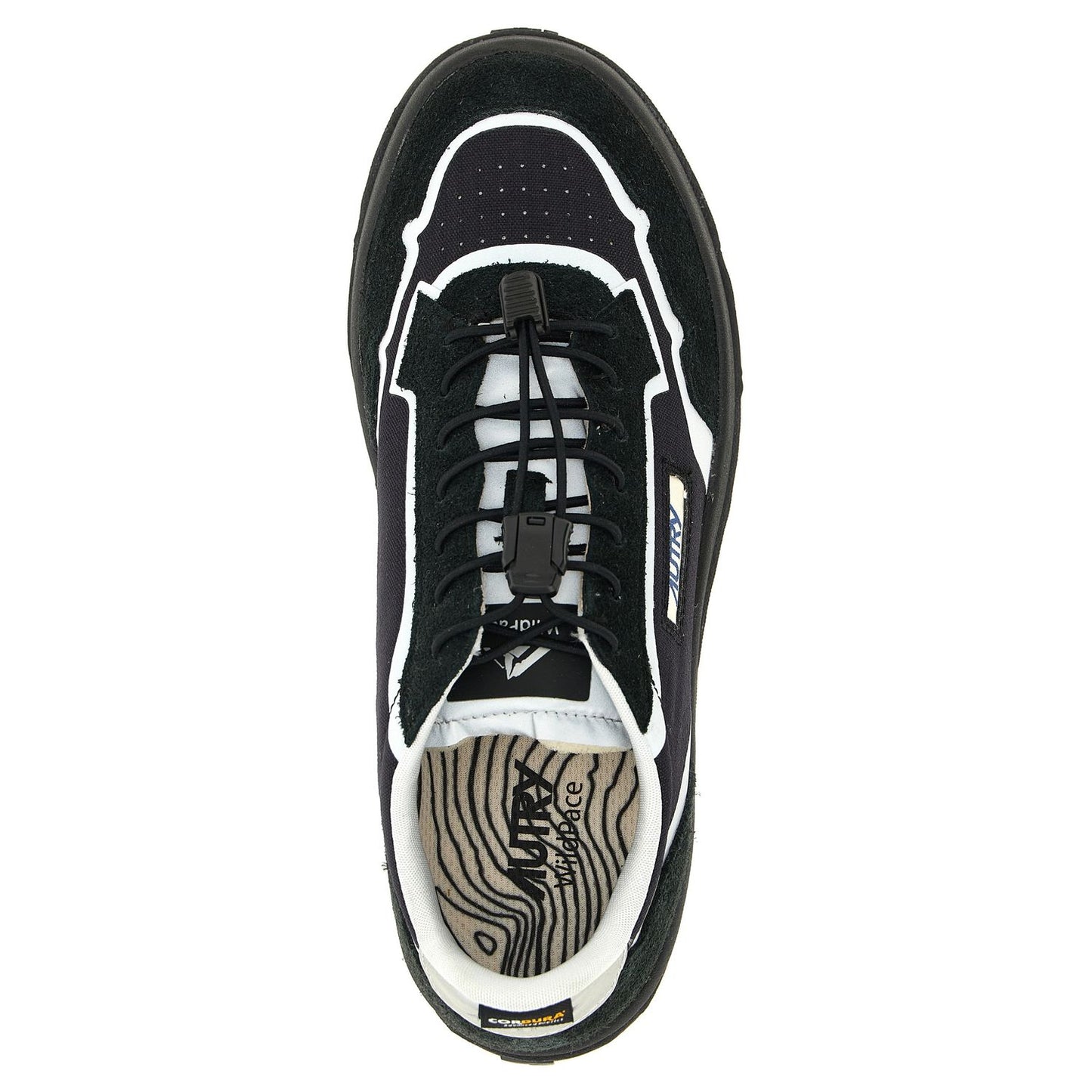 Autry Black Nylon Athletic Sneakers