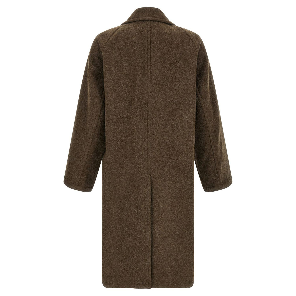 Lemaire Brown Wool Coat