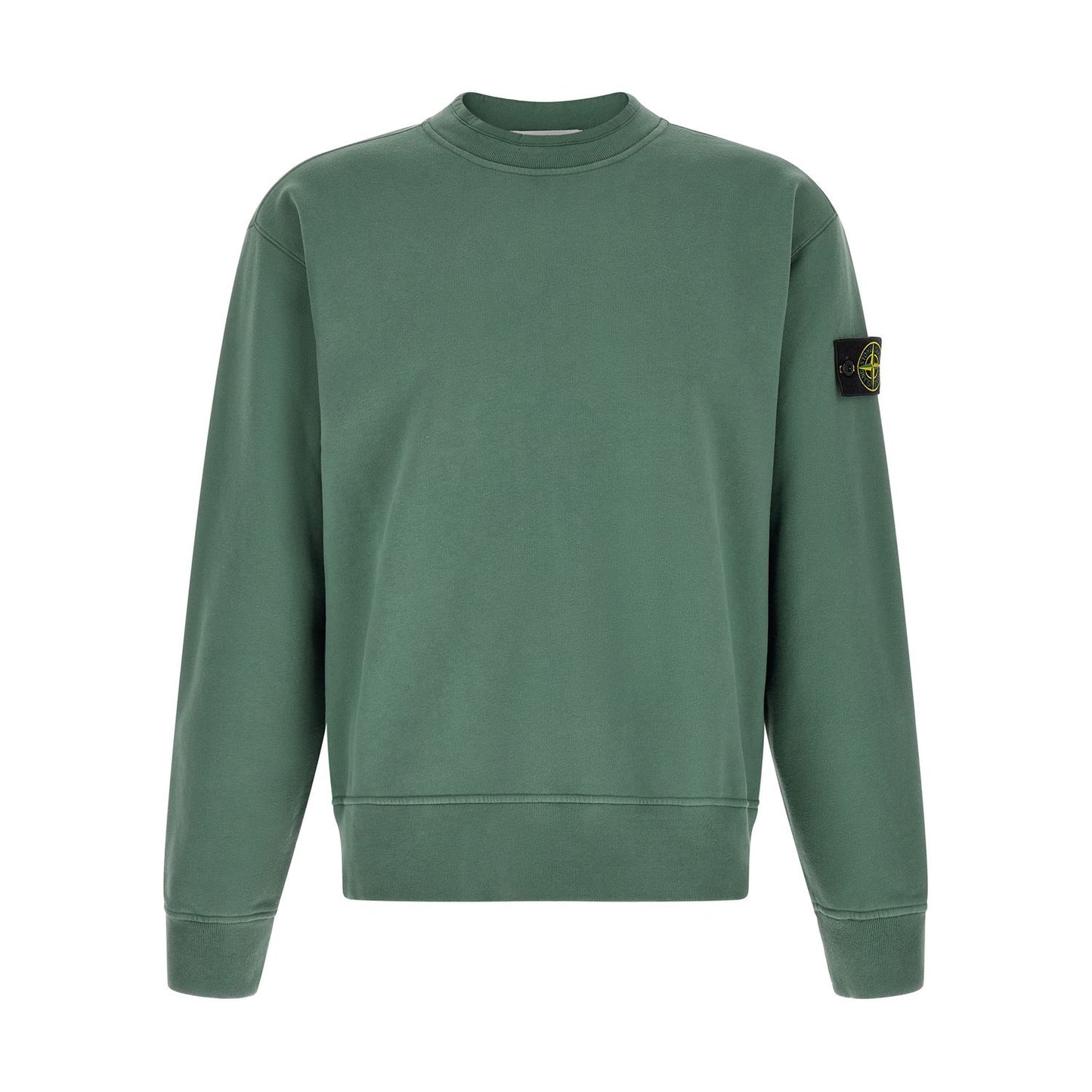 Stone Island Bicolor Cotton Sweatshirt