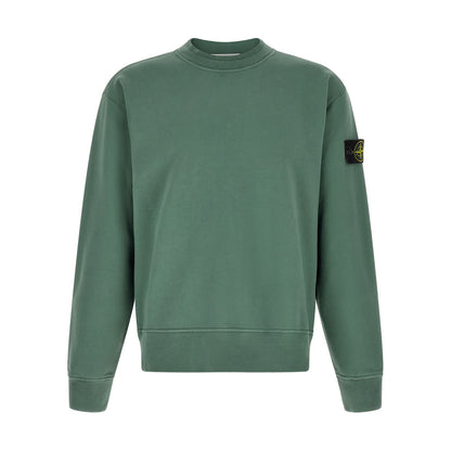Stone Island Bicolor Cotton Sweatshirt