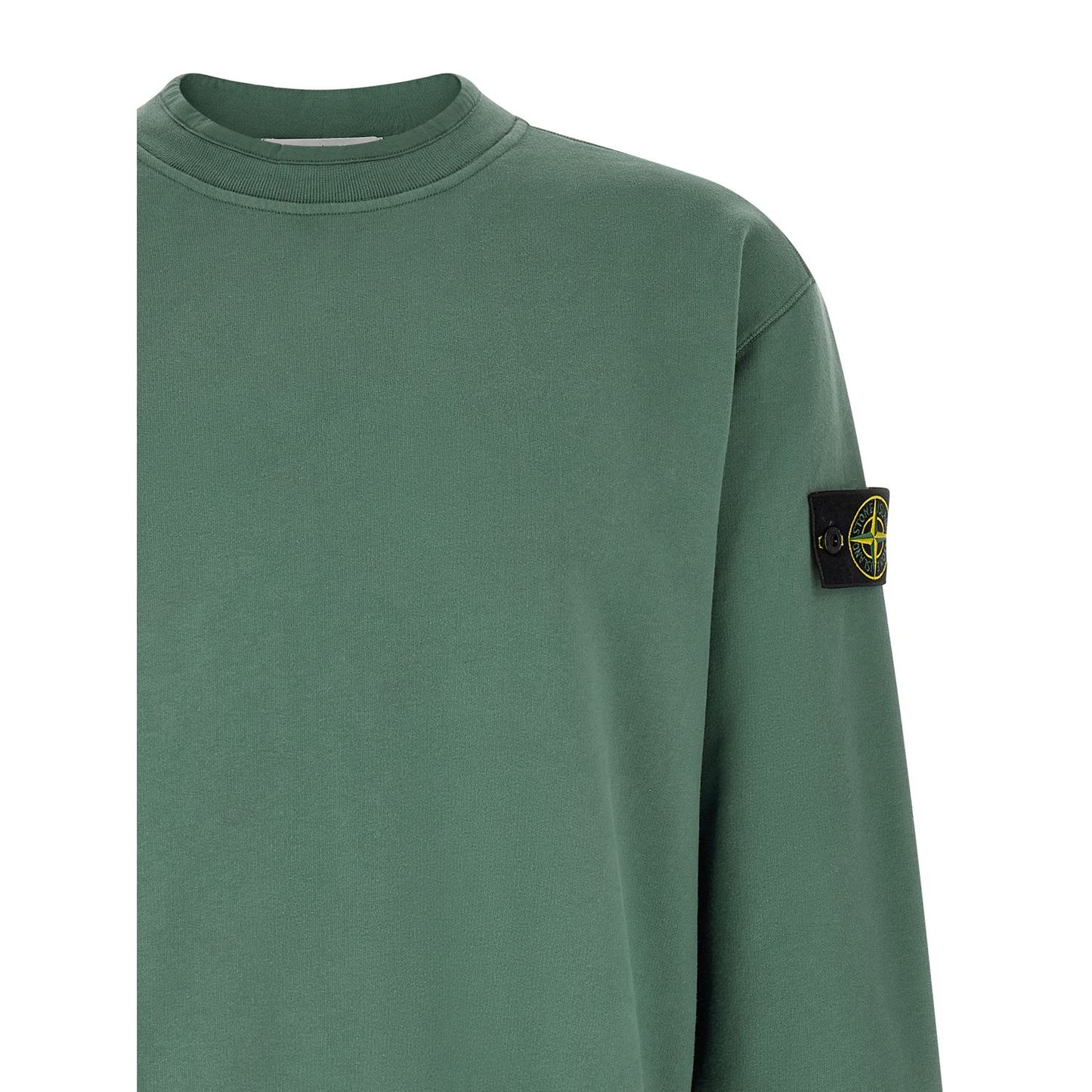 Stone Island Bicolor Cotton Sweatshirt