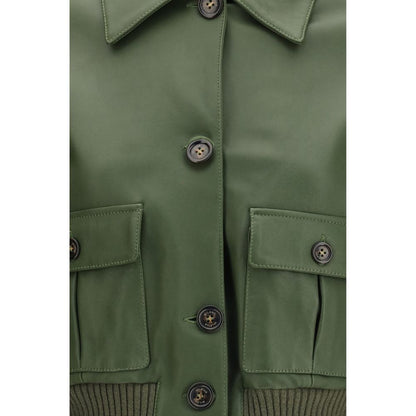 Valstar Bicolor Leather Leather Jacket