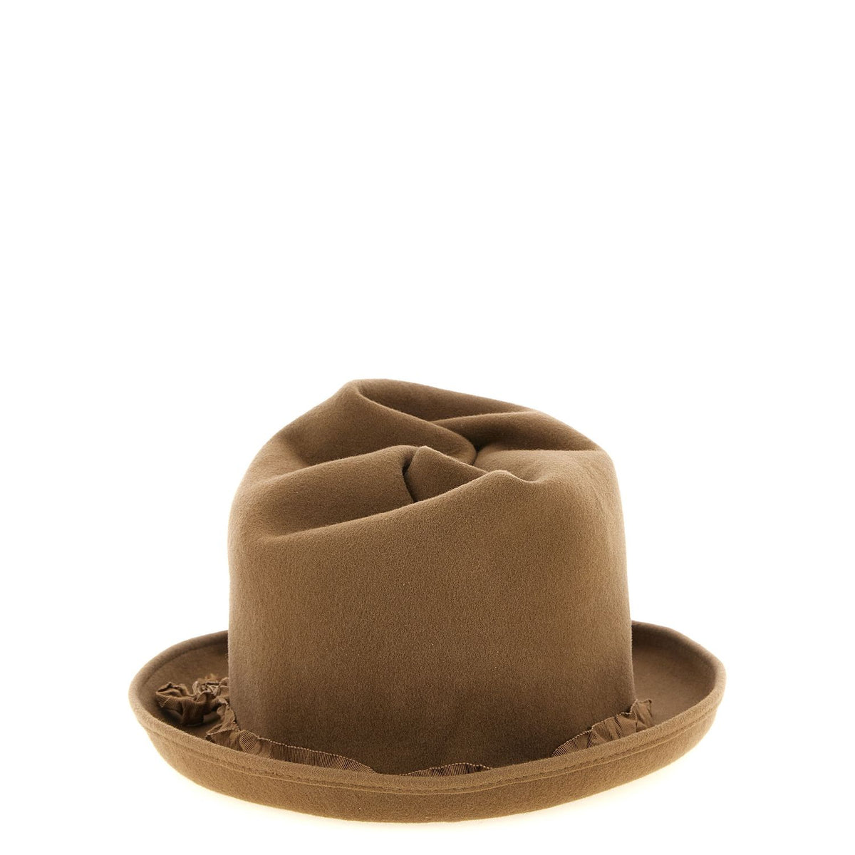 Yohji Yamamoto Beige Wool Fedora