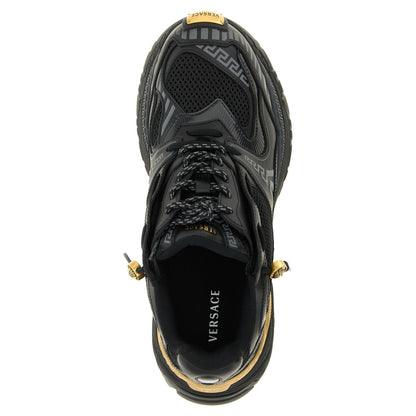 Versace Multicolor Calfskin Athletic Sneakers
