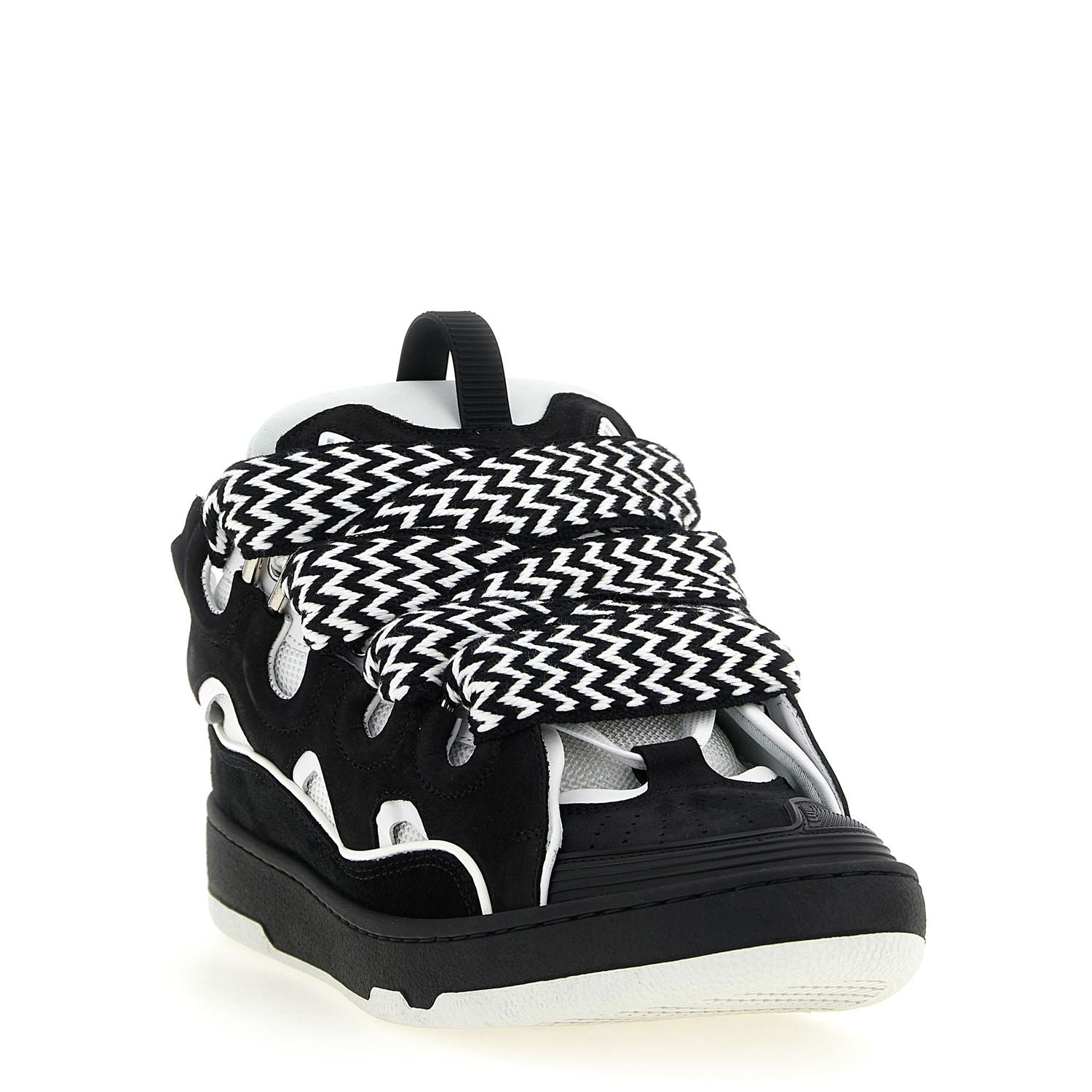 Lanvin Bicolor Calfskin Chunky Sneakers
