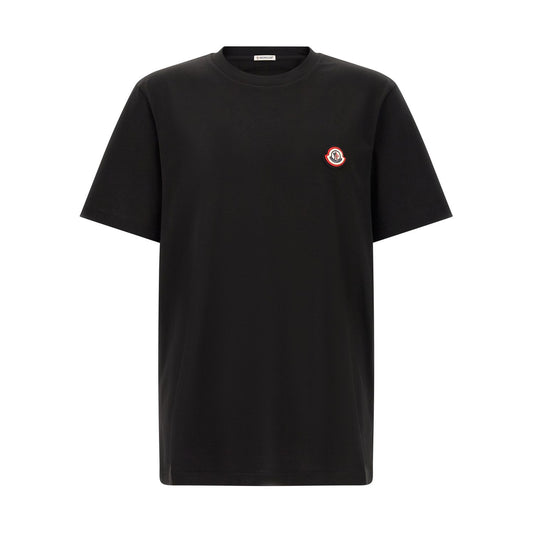 Moncler Black Cotton T-Shirt