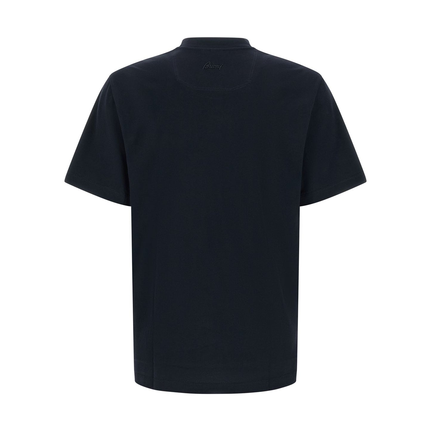 Brioni Blue Cotton T-Shirt