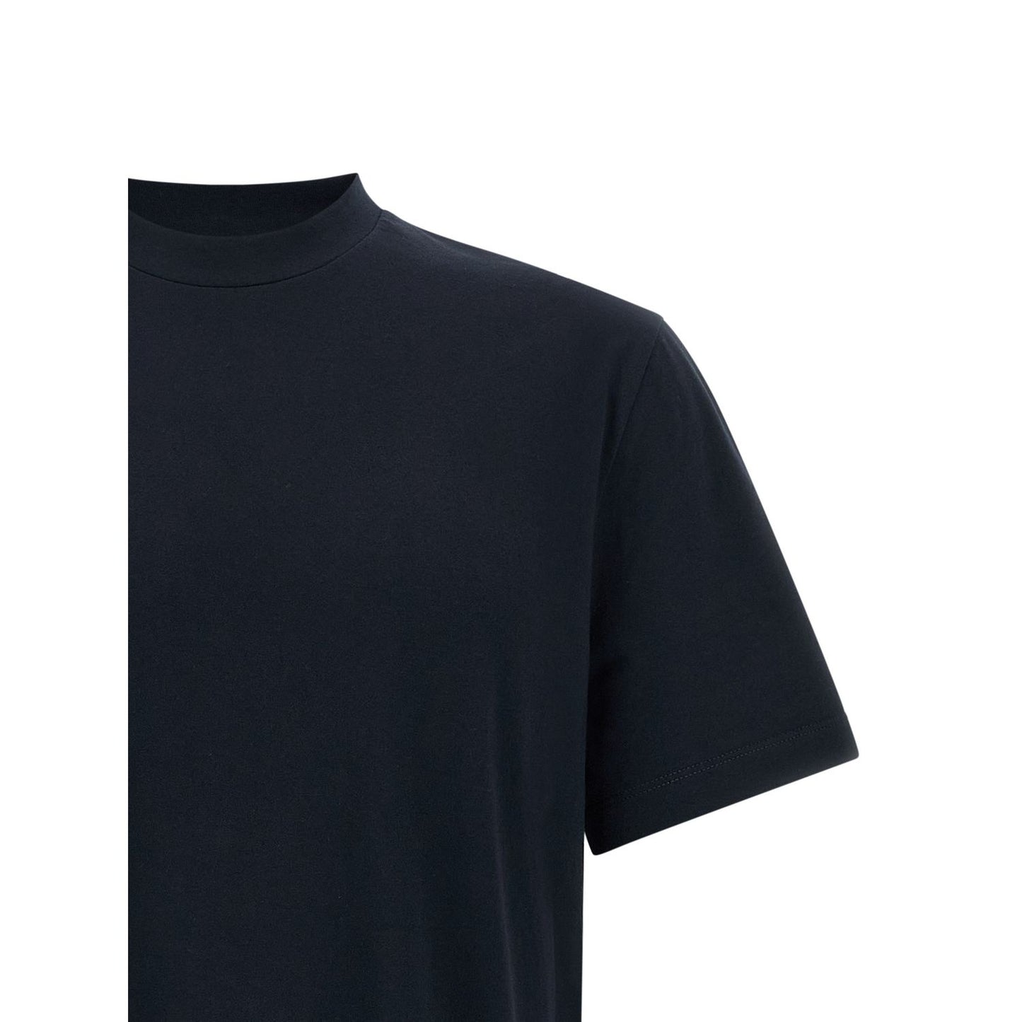 Brioni Blue Cotton T-Shirt