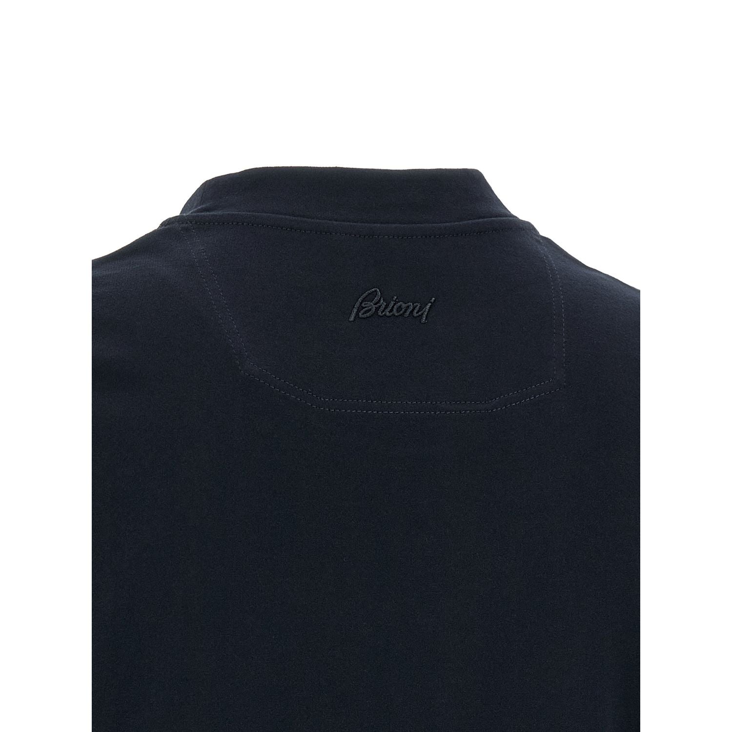 Brioni Blue Cotton T-Shirt