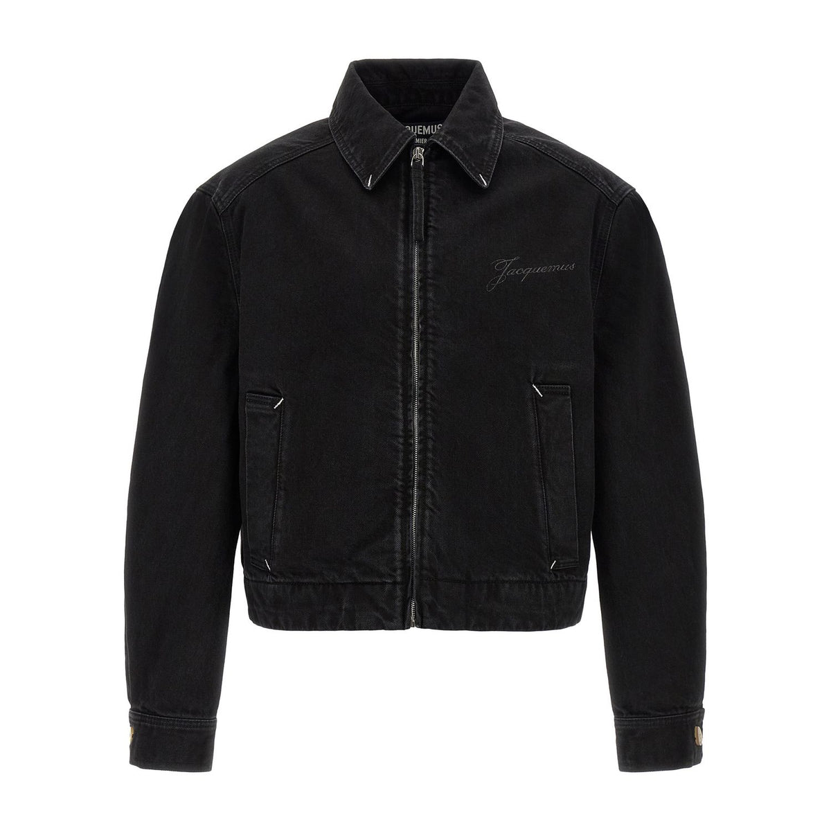 Jacquemus Black Cotton Denim Jacket
