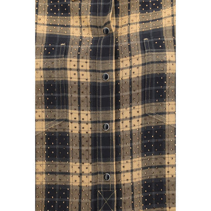 PINKO Beige Viscose Dress Shirt
