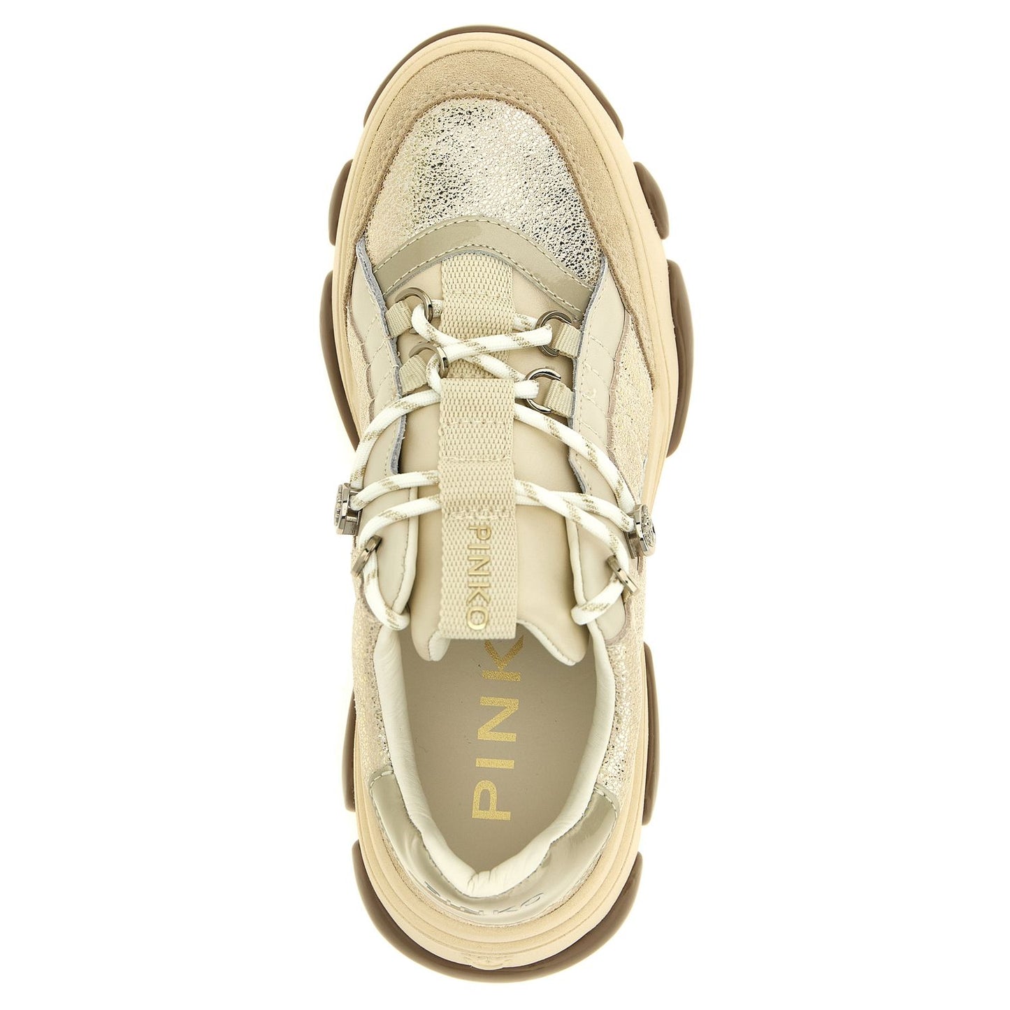 PINKO Multicolor Cowhide Chunky Sneakers