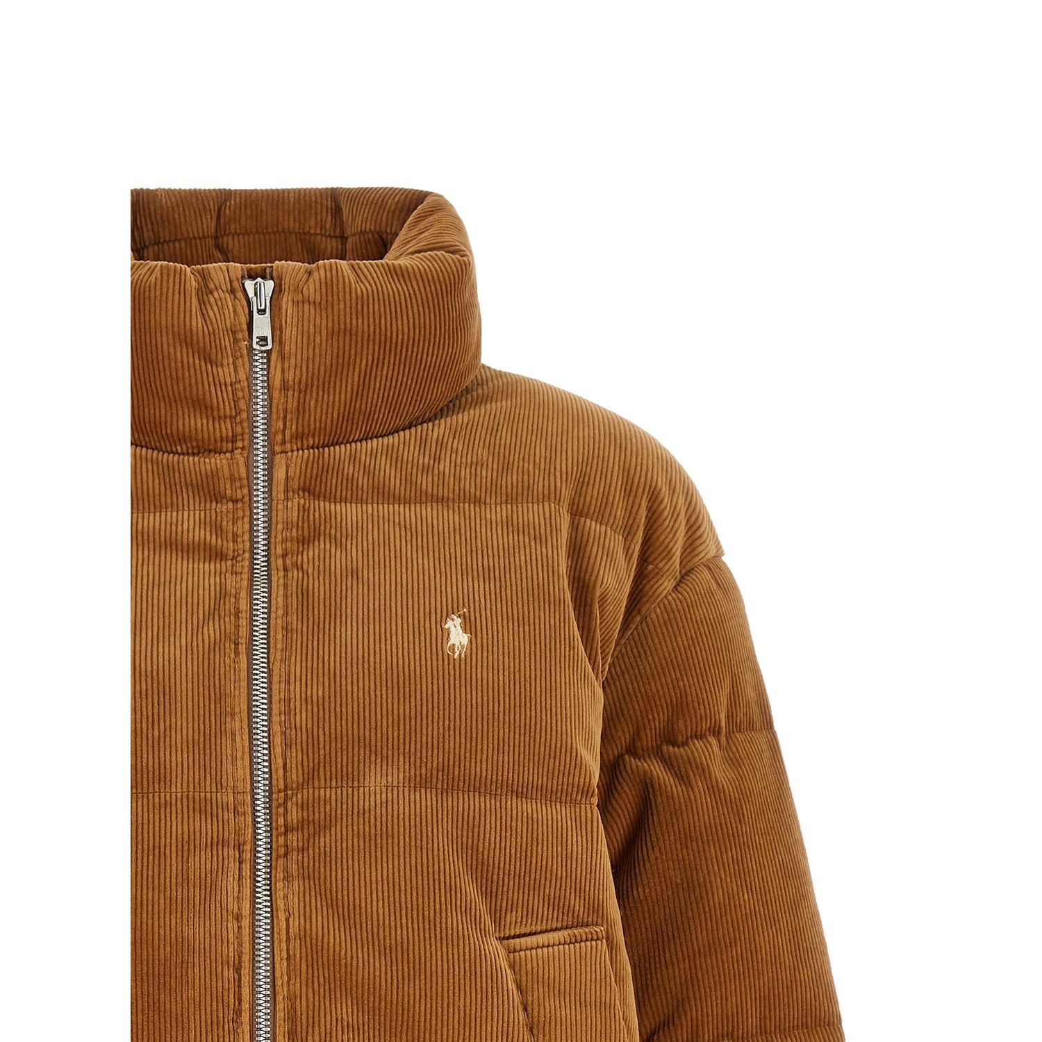 Polo Ralph Lauren Brown Cotton Full-Length Jacket