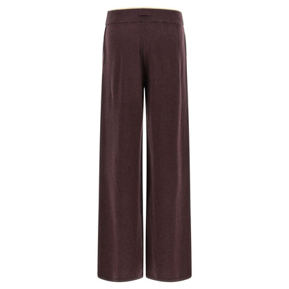 PINKO Purple Wool Casual Pants