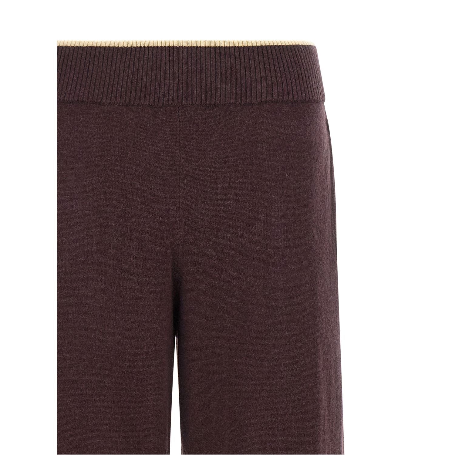 PINKO Purple Wool Casual Pants