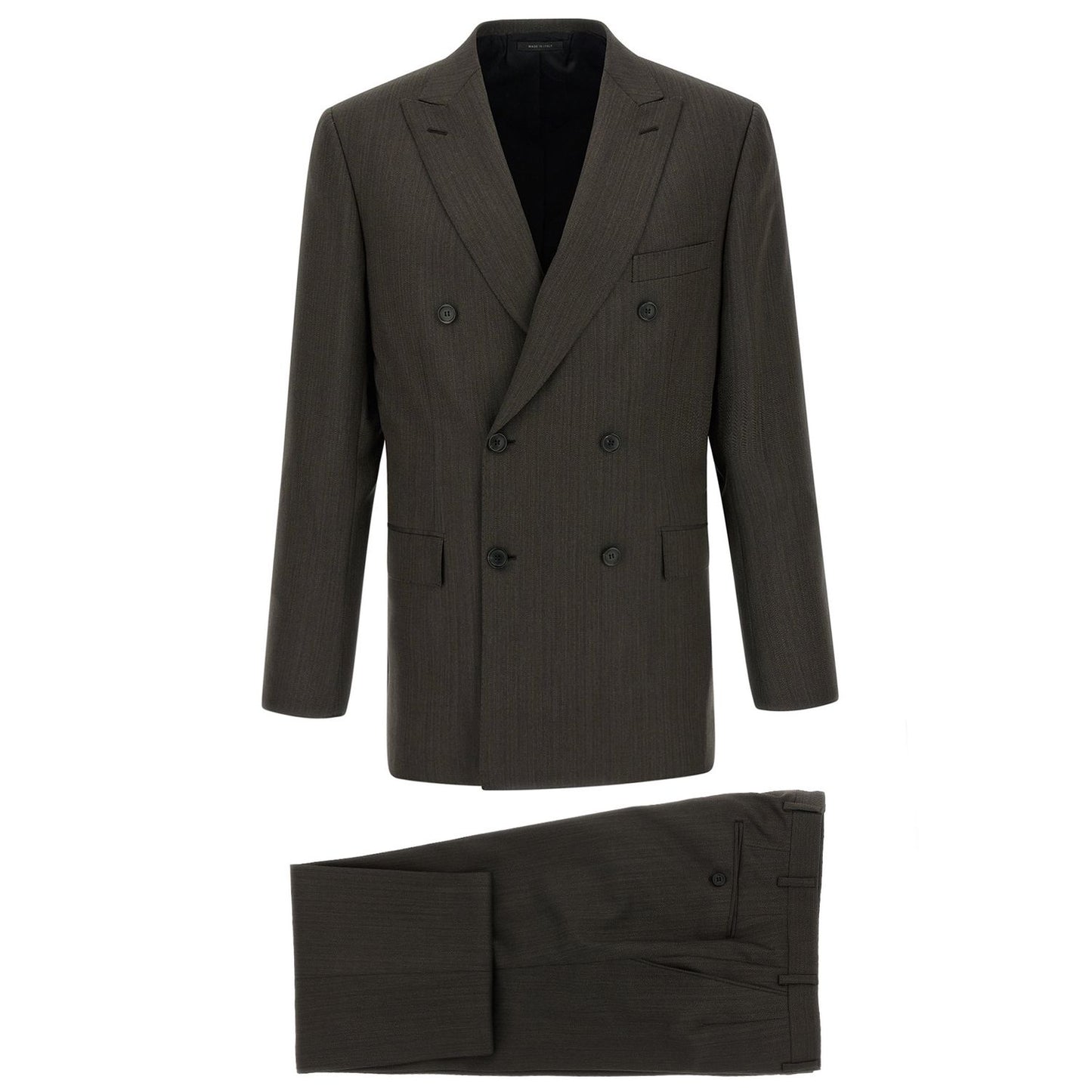 Brioni Brown Wool Two-Piece Suit