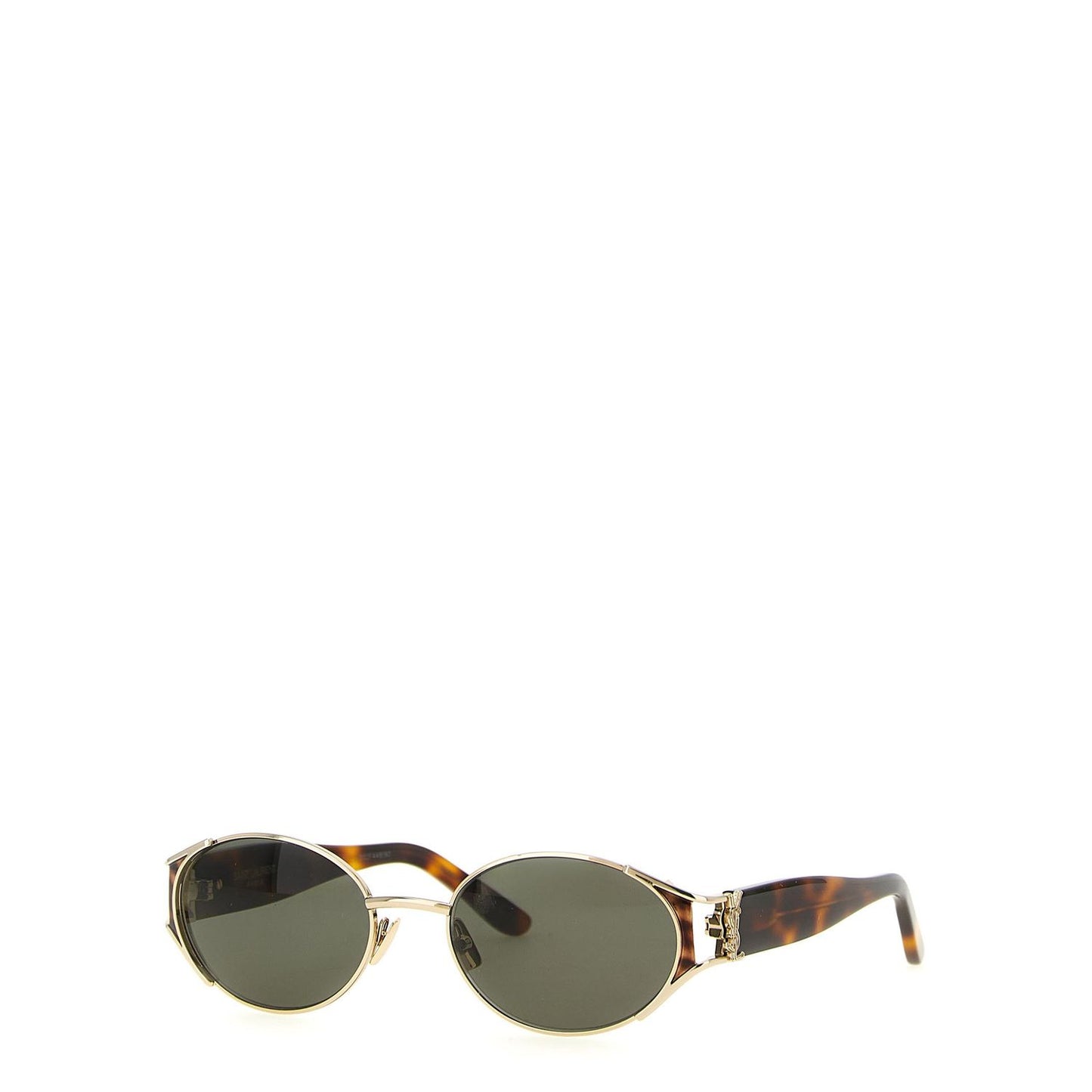 Saint Laurent Brown Acetate Sunglasses