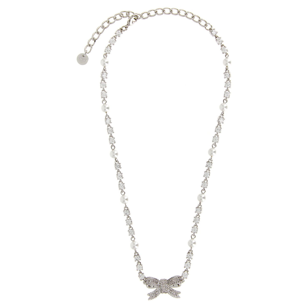 Self-Portrait Silver Brass Necklace