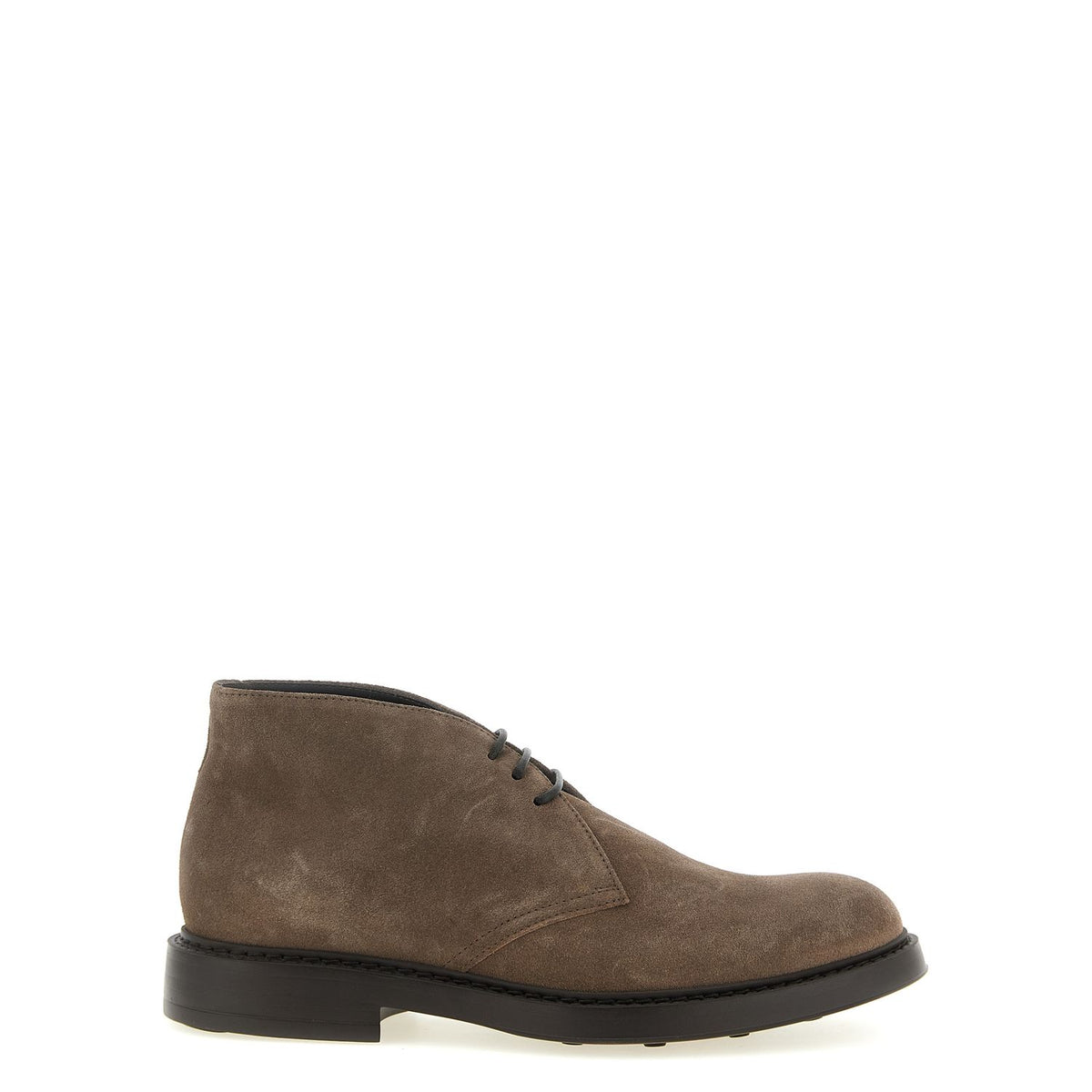 Doucal's Brown Lamb Leather Ankle Boots