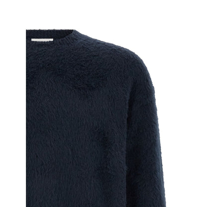 Roberto Collina Blue Cotton Cardigan