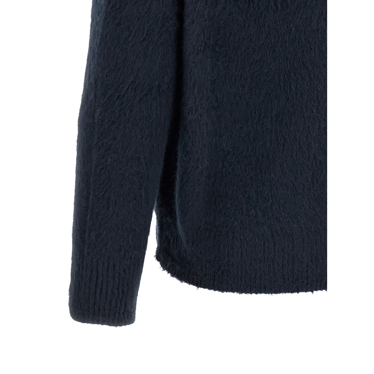 Roberto Collina Blue Cotton Cardigan