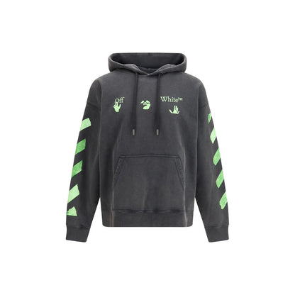 Off-White Gray Cotton Sweatshirt
