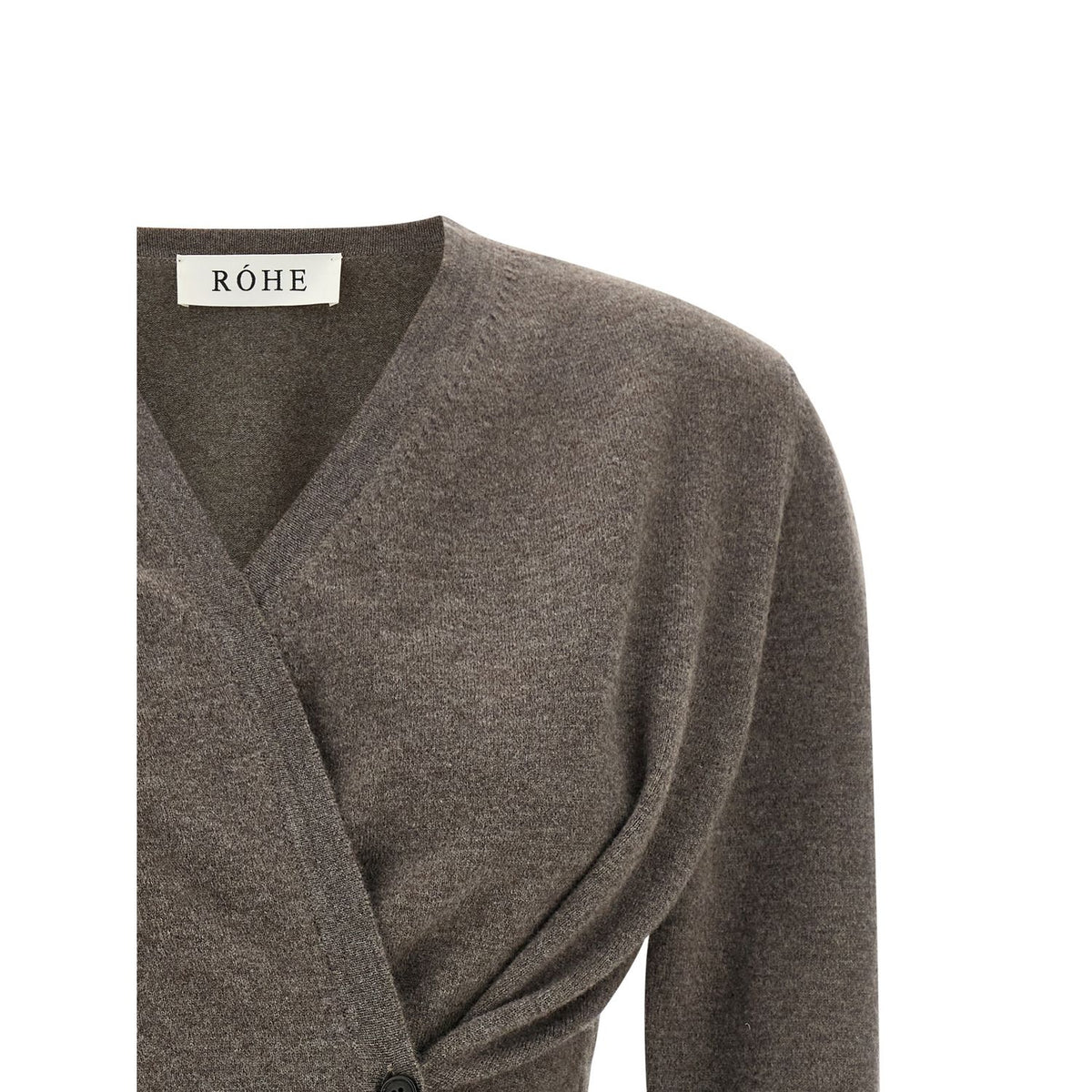 Rohe Brown Wool Cardigan