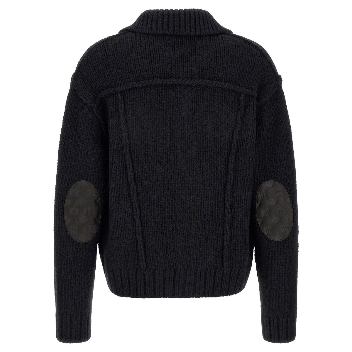 Dsquared² Blue Marabou Cardigan