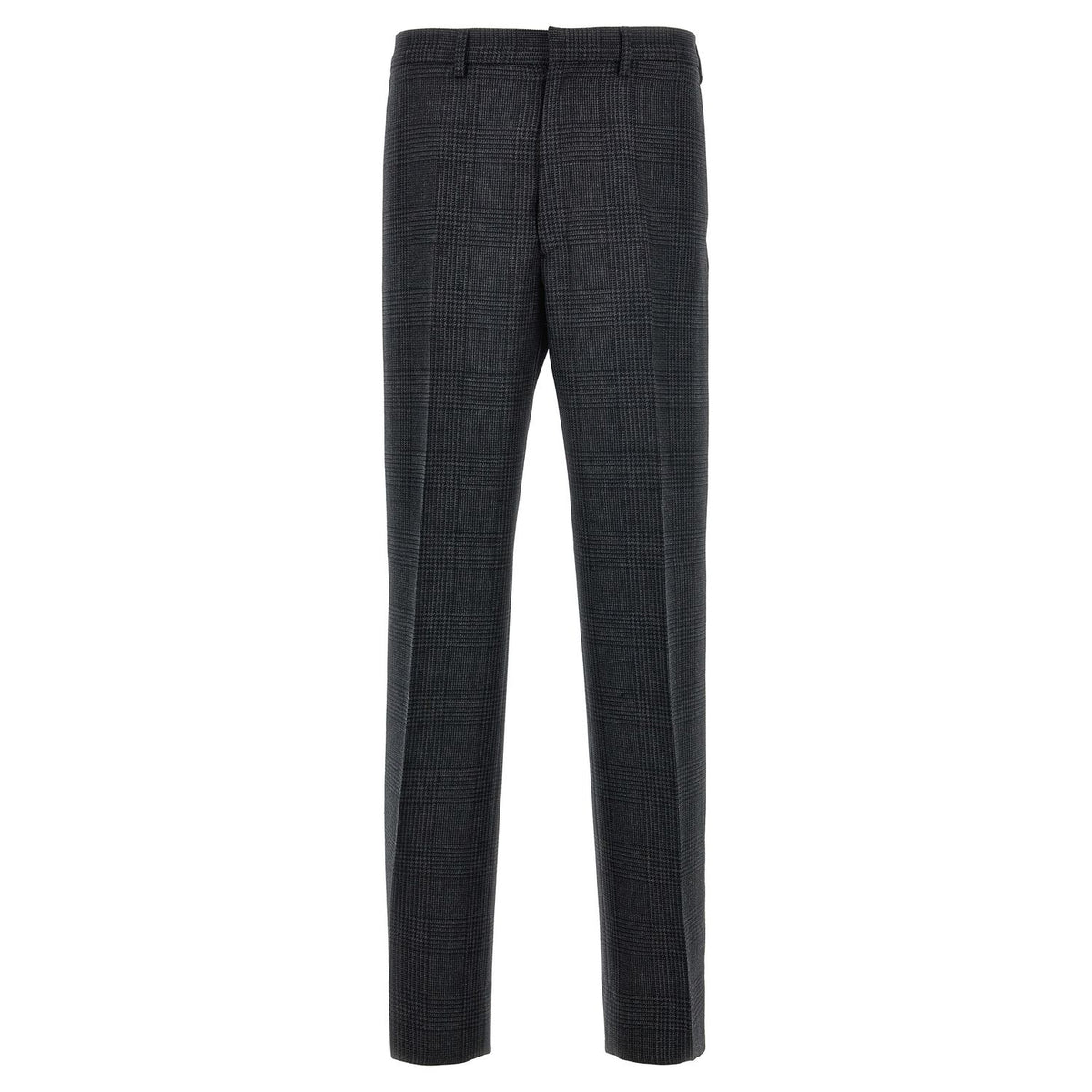 Prada Gray Virgin Wool Dress Pants