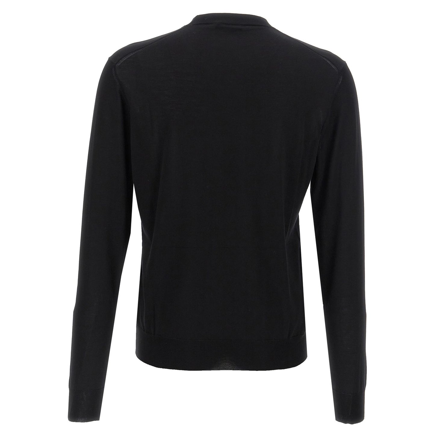 Prada Black Silk Cardigan