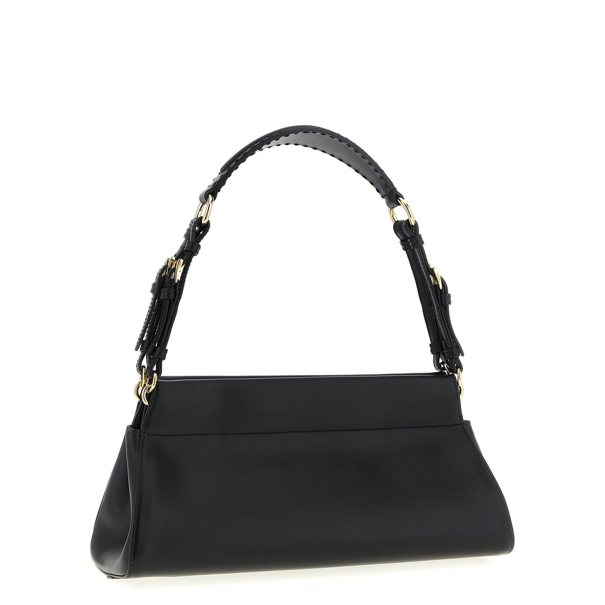 Prada Black Calfskin Shoulder Bag