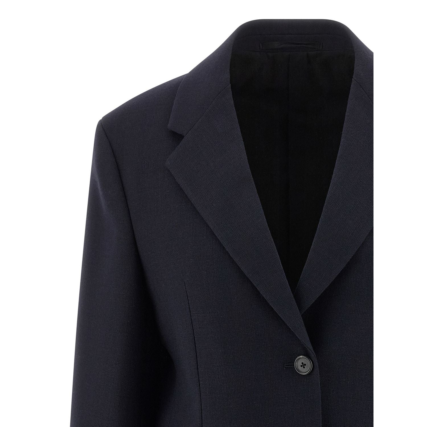 Prada Blue Virgin Wool Blazer