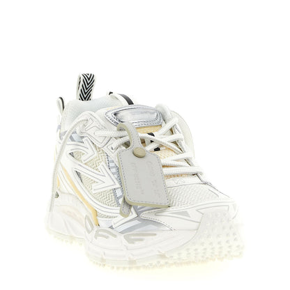Off-White White Polyethylene Athletic Sneakers