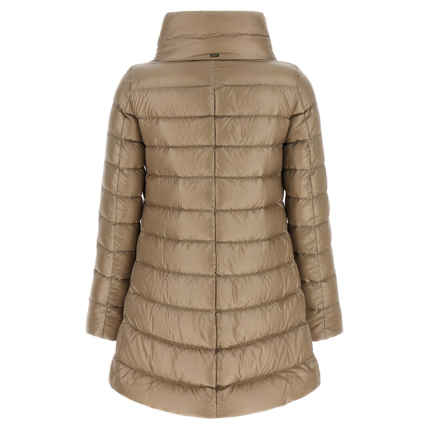Herno Beige Polyamide Full-Length Jacket