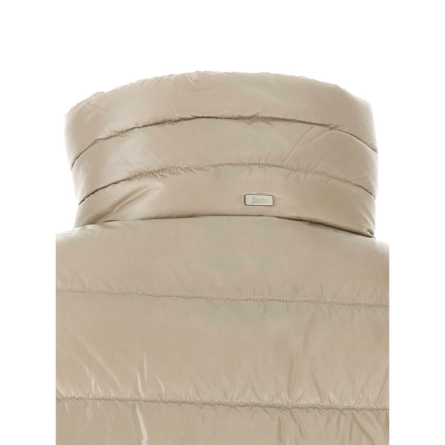 Herno Beige Polyamide Full-Length Jacket