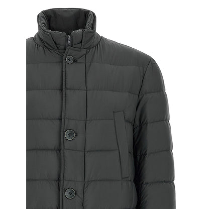 Herno Gray Polyamide Coat