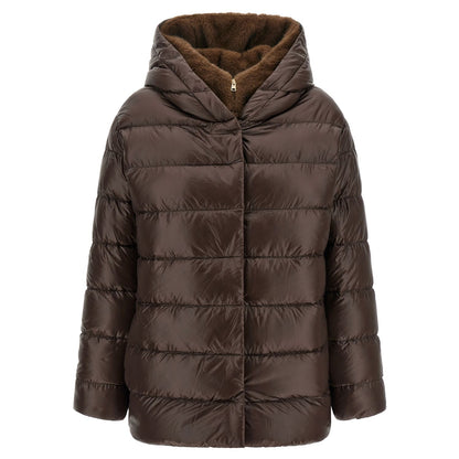 Herno Brown Polyamide Full-Length Jacket