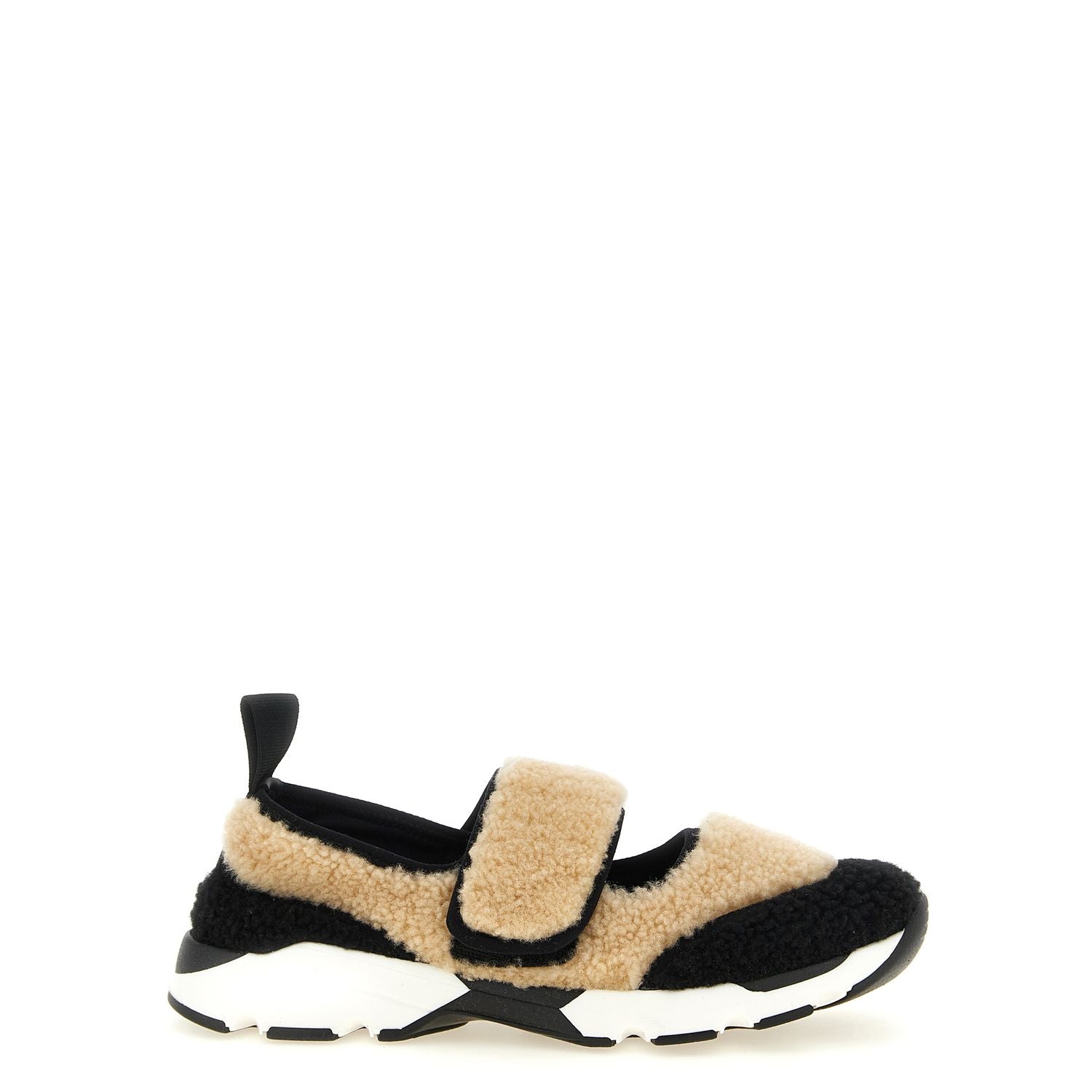 Marni Bicolor Lamb Leather Mary Jane Sneakers