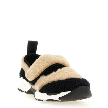 Marni Bicolor Lamb Leather Mary Jane Sneakers
