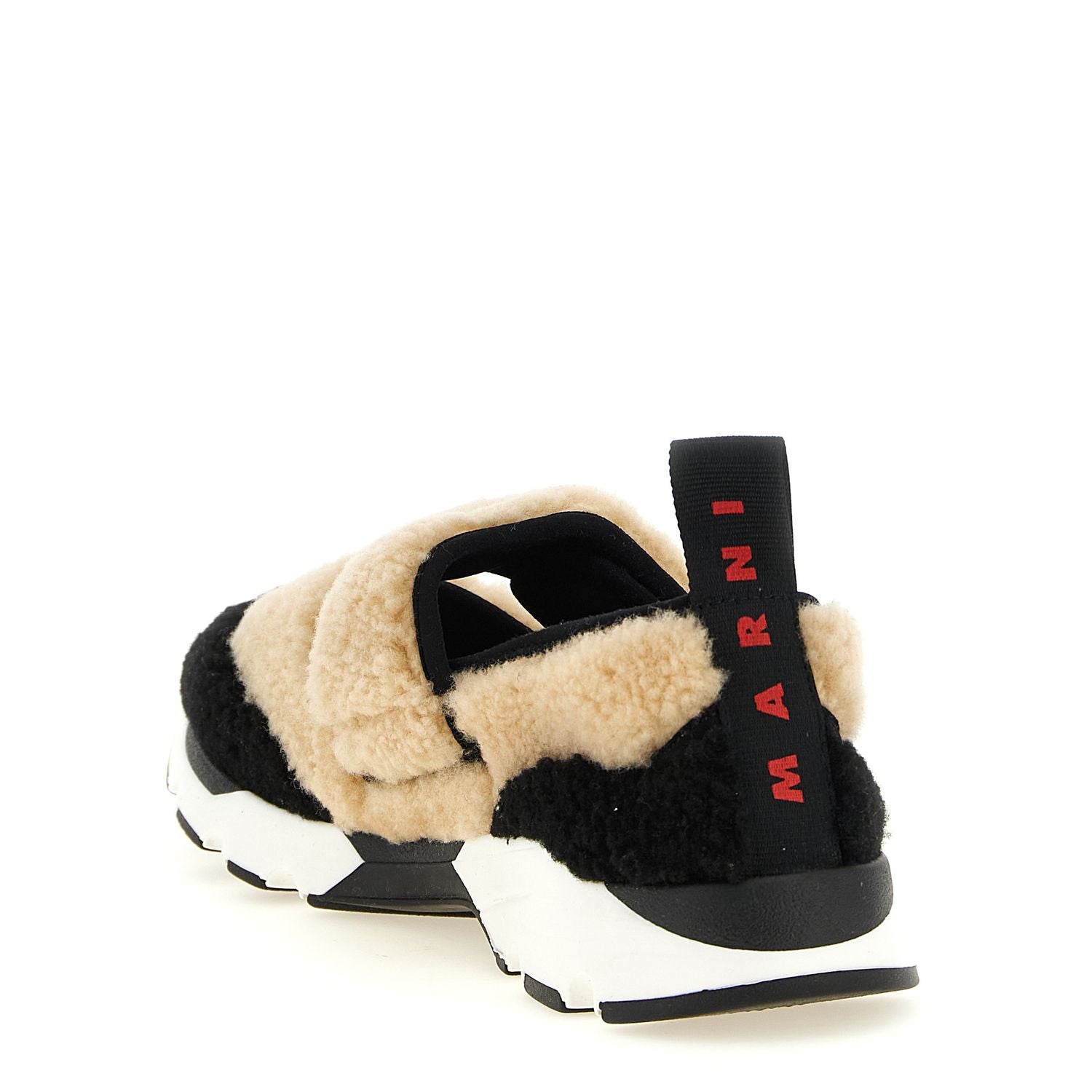 Marni Bicolor Lamb Leather Mary Jane Sneakers