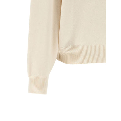 Brunello Cucinelli White Cashmere Cardigan